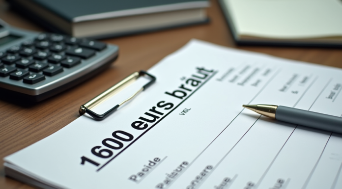 Bureau professionnel avec fiche de paie 1600 euros brut