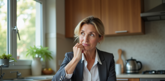 Dette : obtenir l’annulation, est-ce possible ? Femme d'affaires réfléchissant sur ses documents de dettes